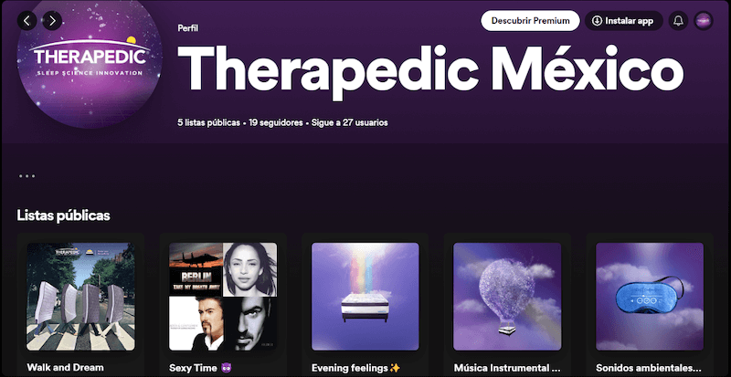 A Spotify playlist to dial in any mood while enjoying your Therapedic mattress.